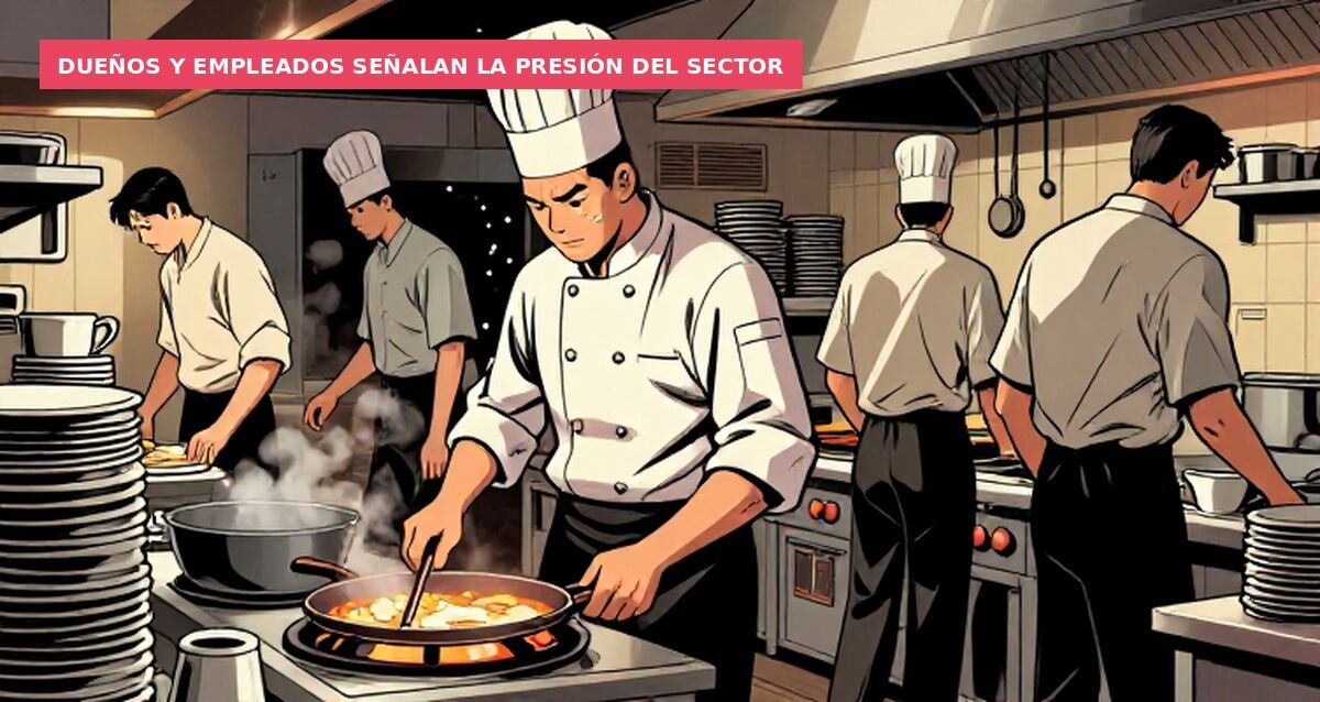 Dueños y empleados señalan la presión del sector