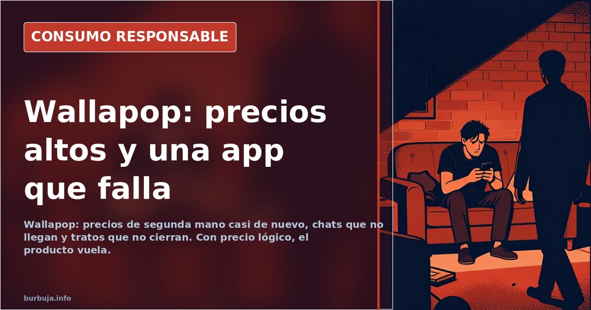 Comparativa de precios de segunda mano frente a nuevos en un mercado online de compraventa como Wallapop