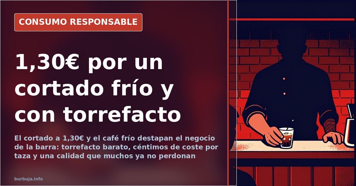 The 1,30€ cortado: why bar coffee is getting pricier and tastes worse