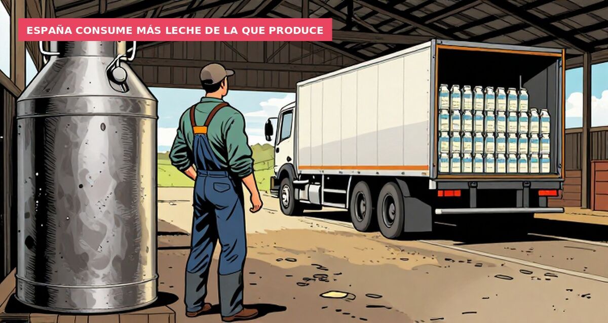 España consume más leche de la que produce