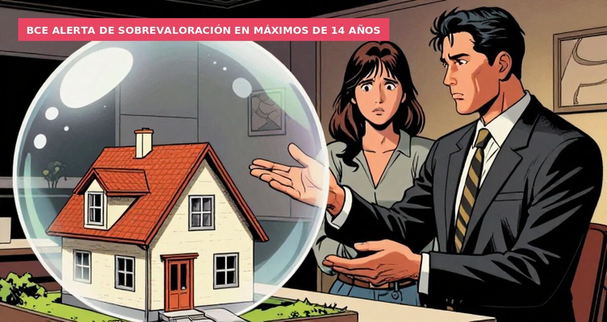 BCE alerta de sobrevaloración en máximos de 14 años