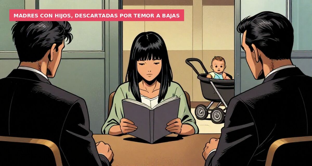 Madres con hijos, descartadas por temor a bajas