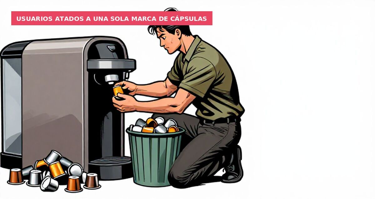 Usuarios atados a una sola marca de cápsulas