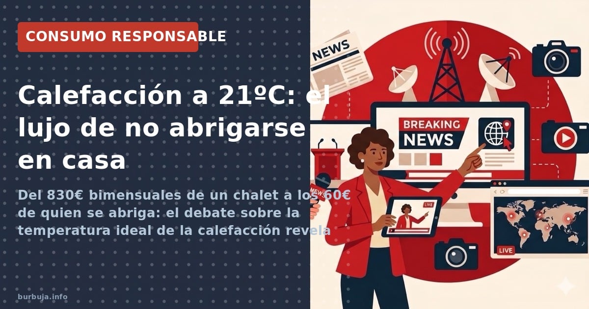 Del termostato a 21°C oficial a facturas de 830€. Mujeres vs hombres, trucos de aislamiento y el coste real de cada grado en 