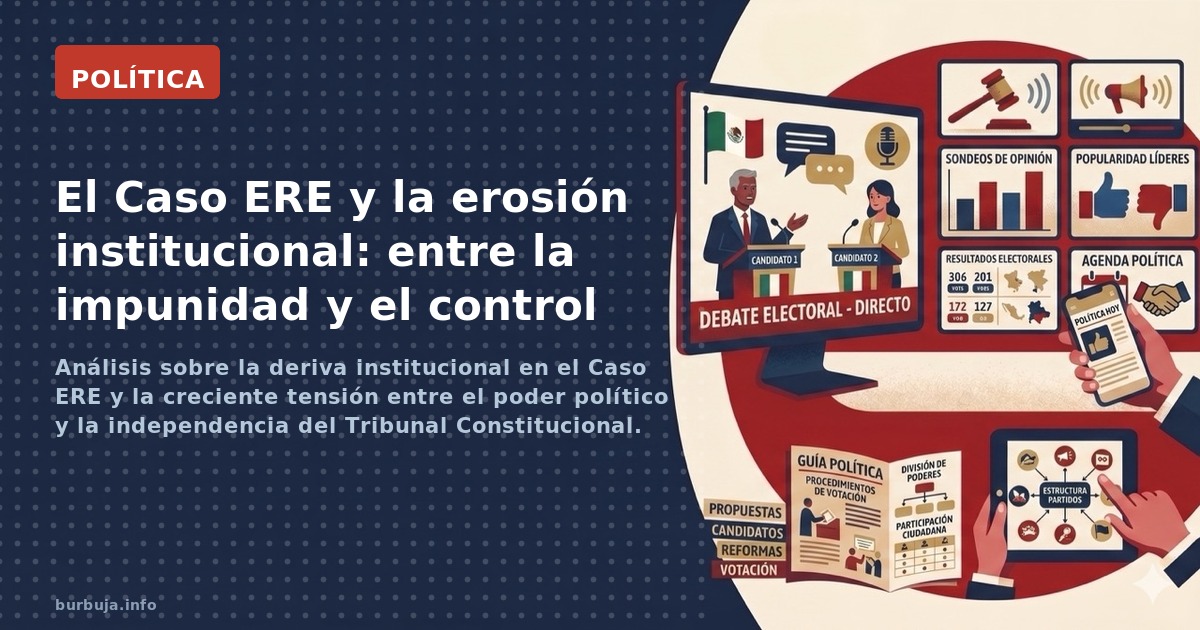 Análisis sobre la deriva institucional en el Caso ERE y la creciente tensión entre el poder político y la independencia del T