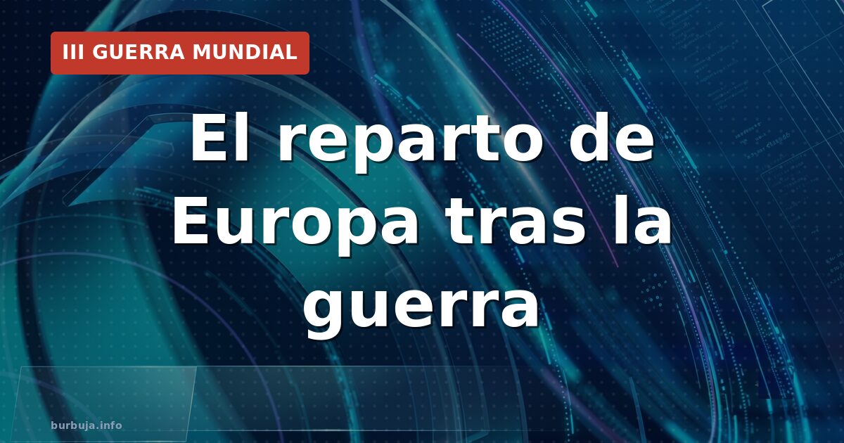 El reparto de Europa tras la guerra