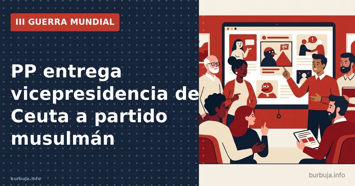 PP entrega vicepresidencia de Ceuta a partido musulmán