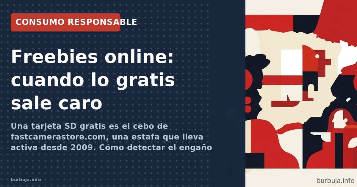 Una tarjeta SD gratis escondía una estafa rusa. Análisis de cómo los freebies pueden acabarte costando caro.