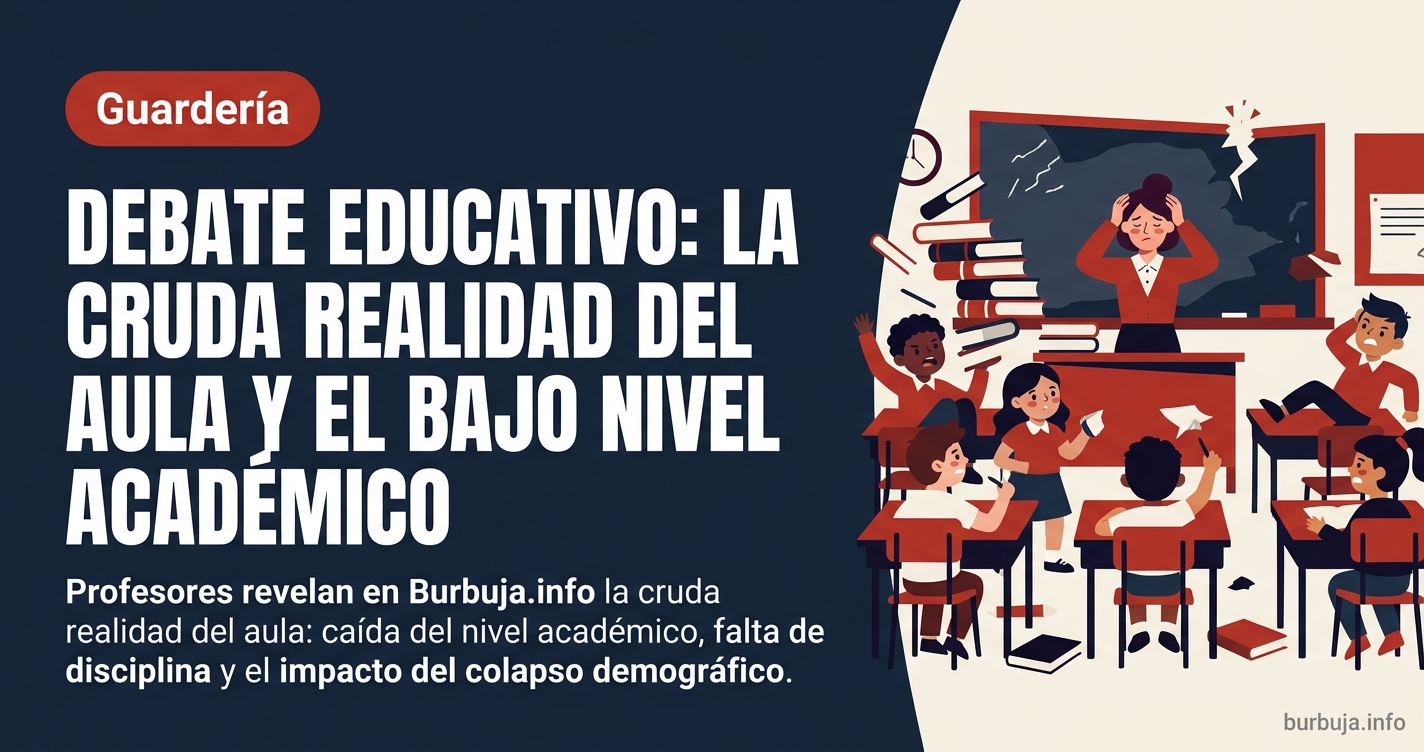 Profesores revelan en Burbuja.info la cruda realidad del aula: caída del nivel académico, falta de disciplina y el impacto de