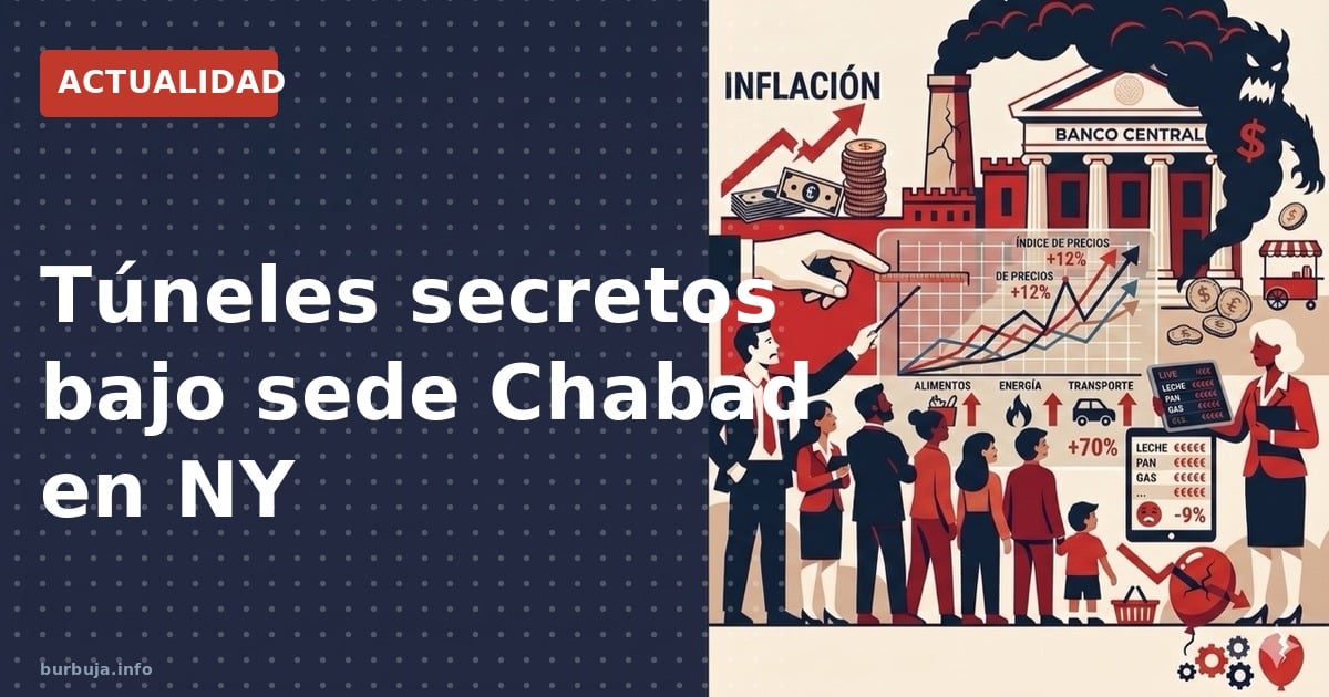 Túneles secretos bajo sede Chabad en NY