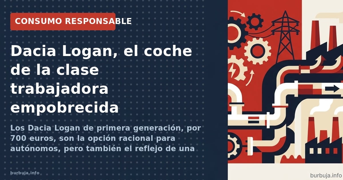 Los Dacia Logan de primera generación, por 700 euros, son la opción racional para autónomos, pero también el reflejo de una c