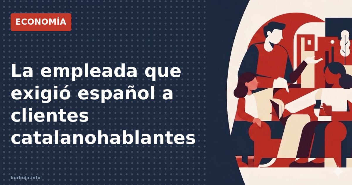 La empleada que exigió español a clientes catalanohablantes