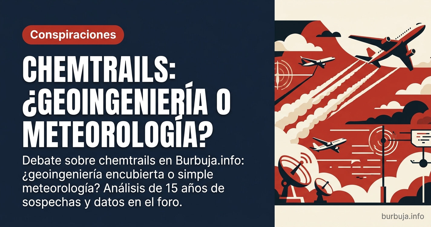 Analizamos el fenómeno de las estelas persistentes en el cielo español: entre la física de condensación y las sospechas de ge
