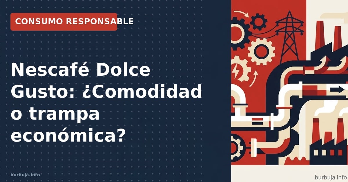 Análisis del coste real de Nescafé Dolce Gusto frente a métodos tradicionales de café. ¿Es la comodidad de las cápsulas un en