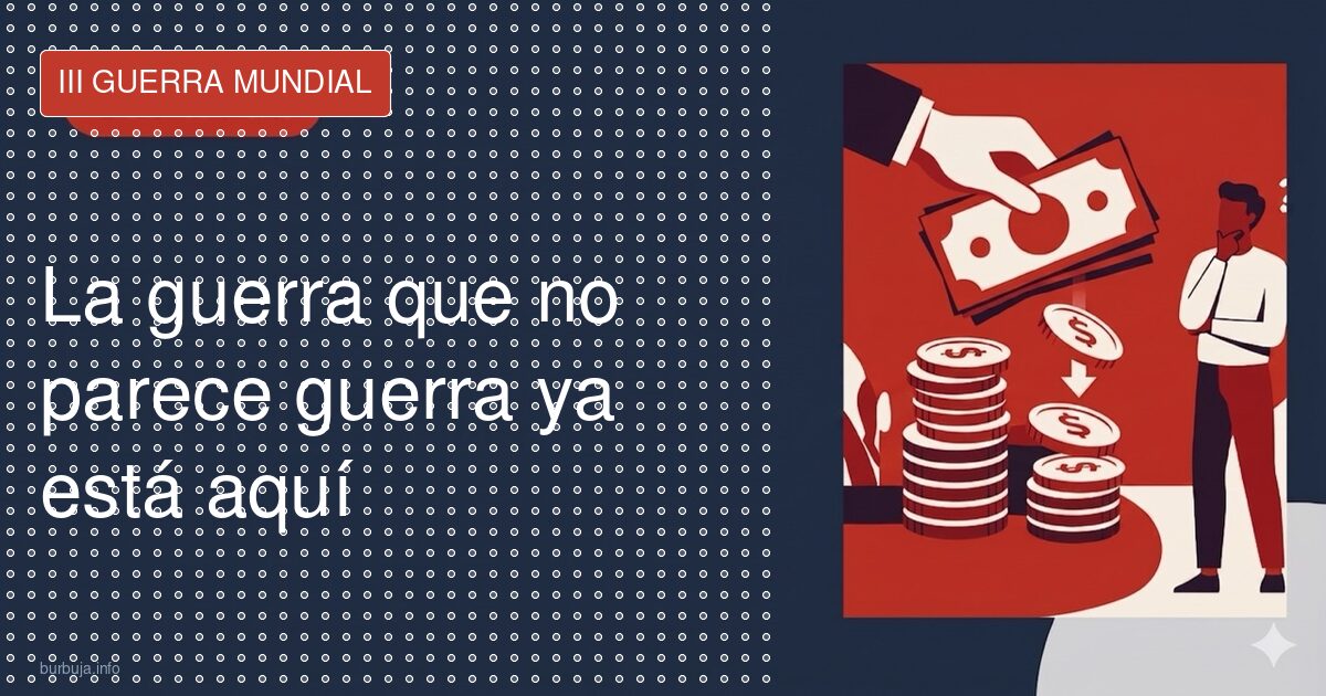 La guerra que no parece guerra ya está aquí