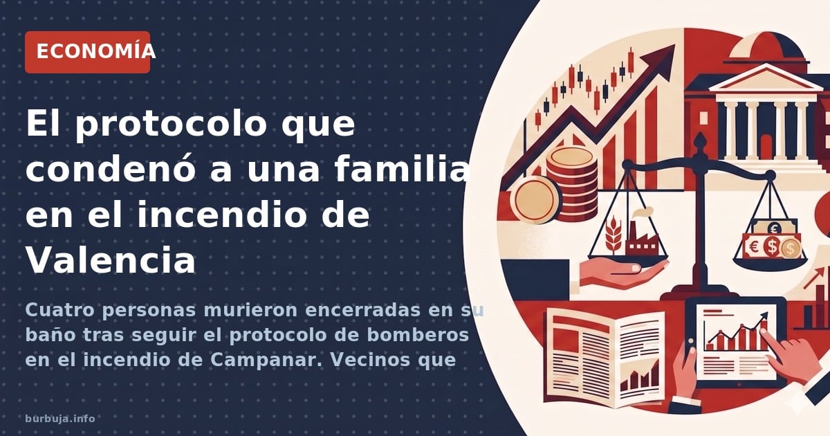 El protocolo que condenó a una familia en el incendio de Valencia