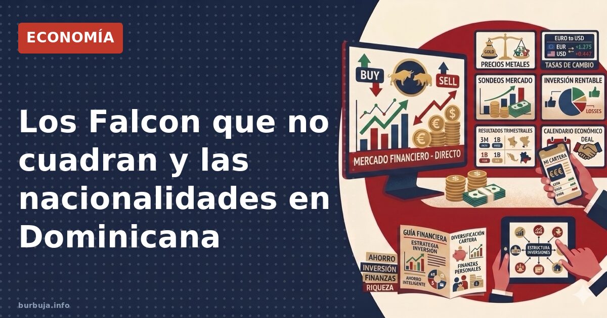 Los Falcon que no cuadran y las nacionalidades en Dominicana