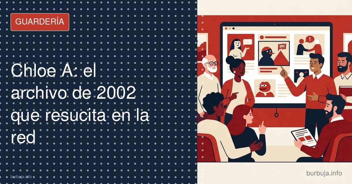 Chloe A: el archivo de 2002 que resucita en la red