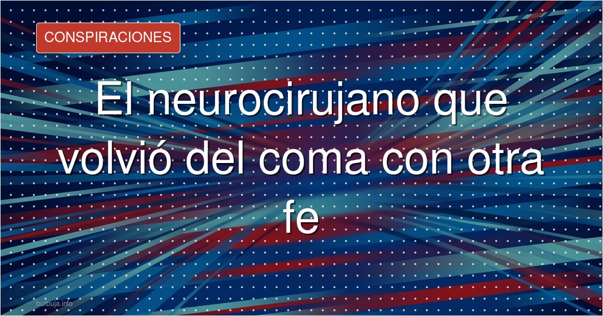 Ilustración de una persona flotando sobre su cuerpo en un hospital, con un túnel de luz al fondo, representando una experienc
