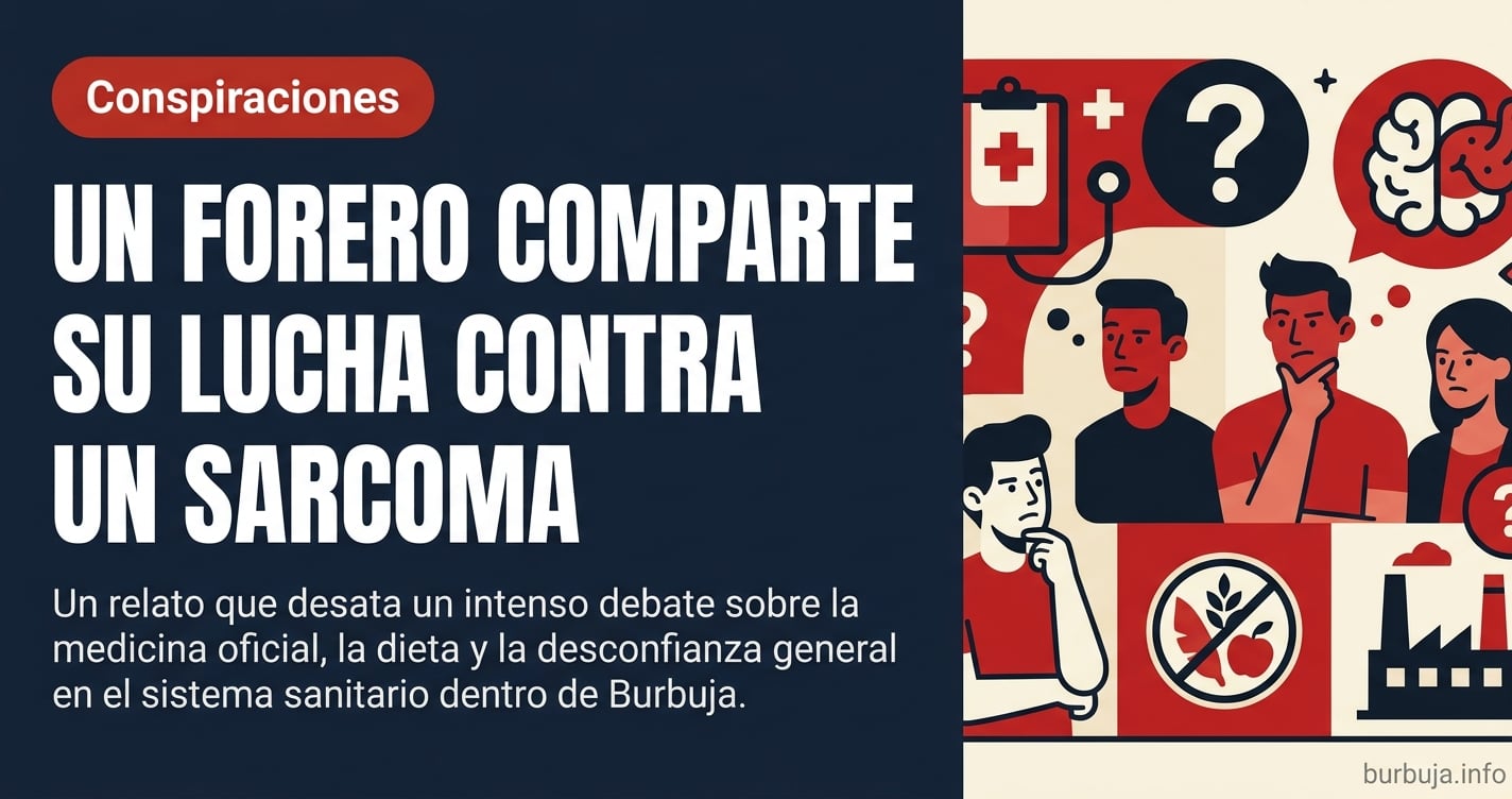Un forero relata su lucha contra un sarcoma y desata un intenso debate en Burbuja sobre la medicina oficial, la dieta y la de