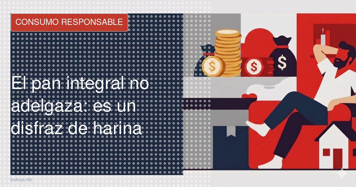 El pan integral no adelgaza: es un disfraz de harina