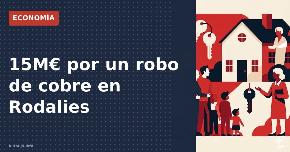 15M€ por un robo de cobre en Rodalies