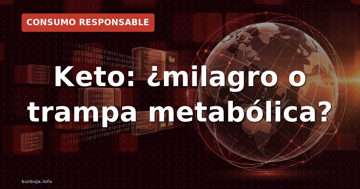 ¿Sistema de emergencia o estilo de vida? La keto en el punto de mira