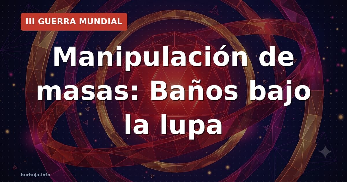 Manipulación de masas: Baños bajo la lupa