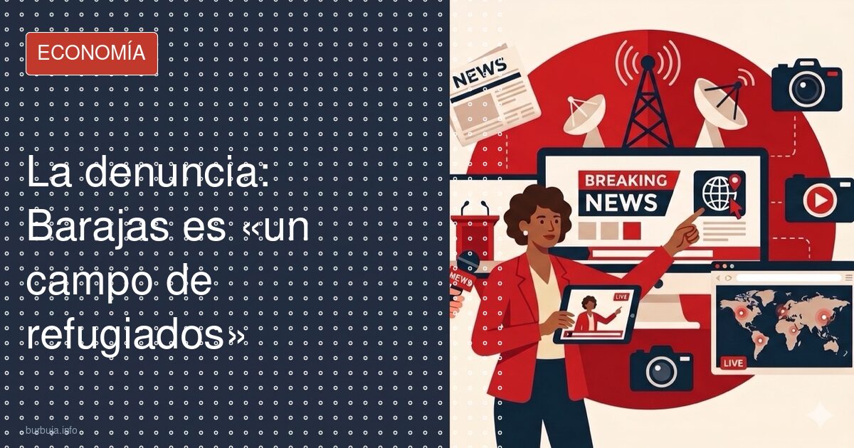 La denuncia: Barajas es «un campo de refugiados»