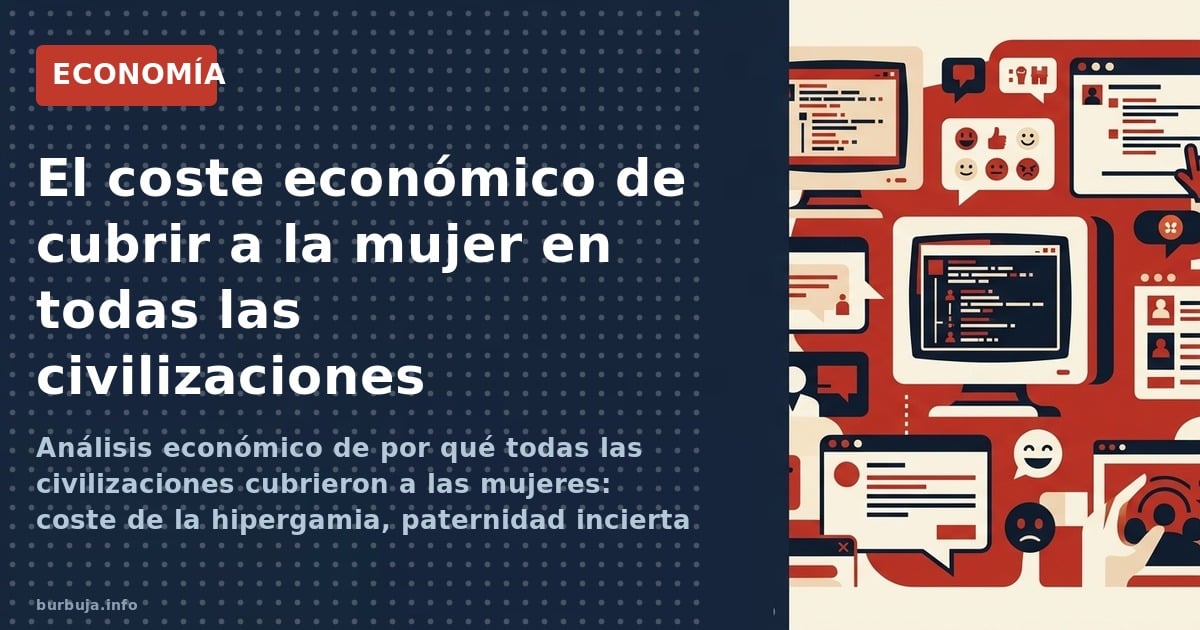 Análisis económico de por qué todas las civilizaciones cubrieron a las mujeres: coste de la hipergamia, paternidad incierta y