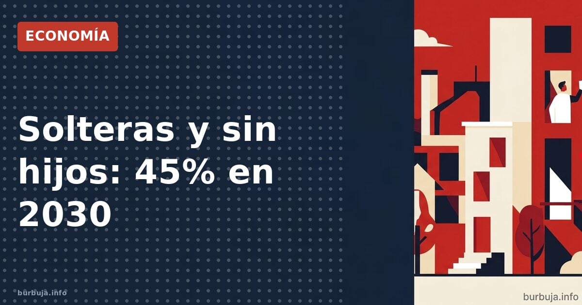 45% de mujeres sin hijos en 2030: ¿crisis o liberación?
