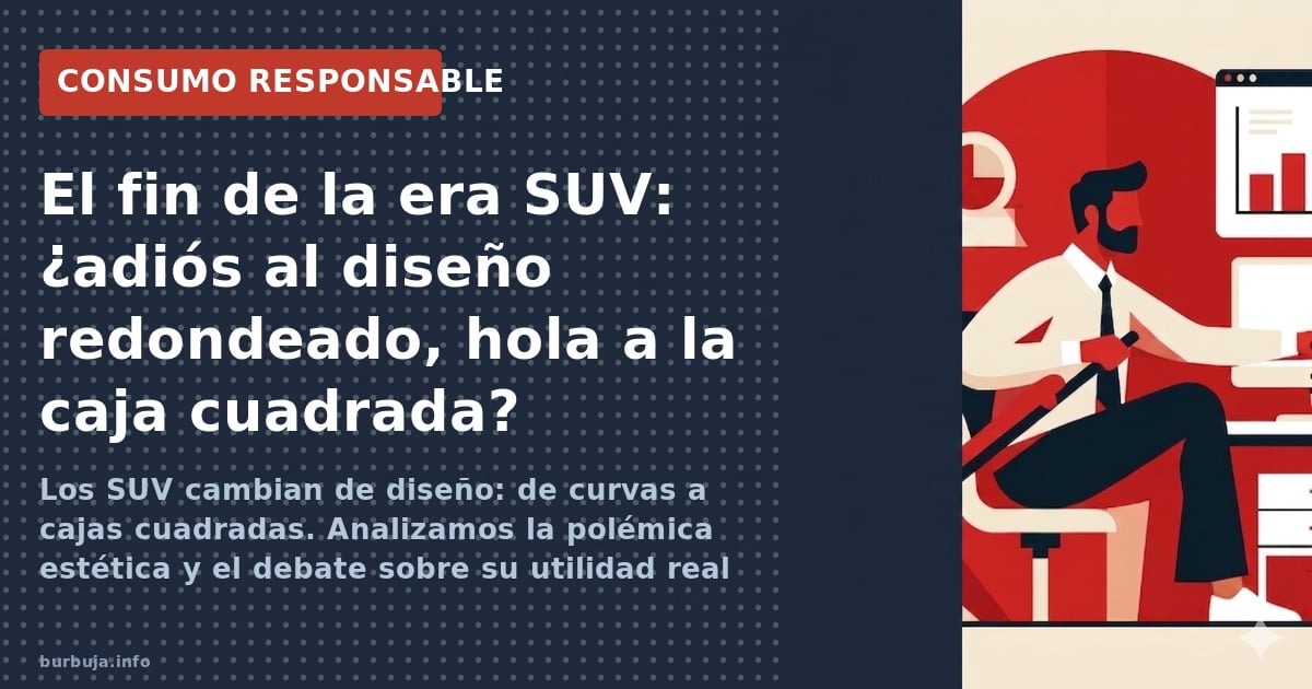 Los SUV cambian de diseño: de curvas a cajas cuadradas. Analizamos la polémica estética y el debate sobre su utilidad real en
