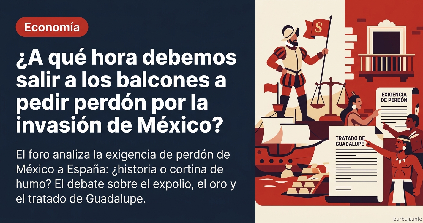 El foro analiza la exigencia de perdón de México a España: ¿historia o cortina de humo? El debate sobre el expolio, el oro y 