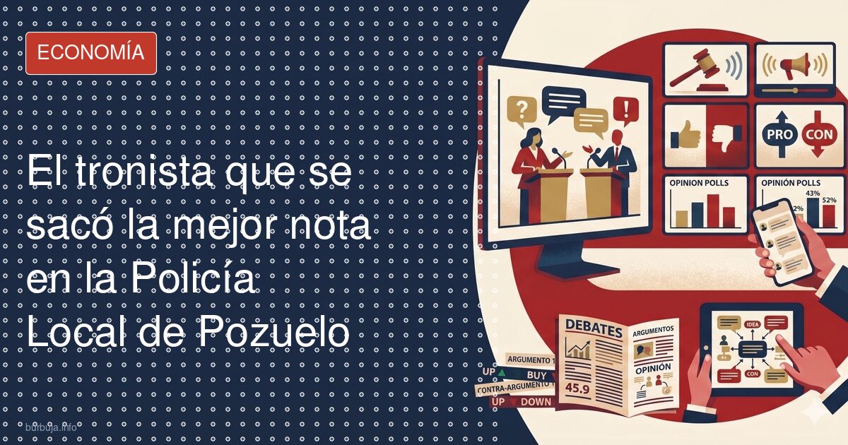 El tronista que se sacó la mejor nota en la Policía Local de Pozuelo