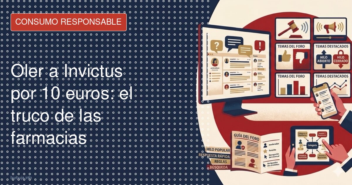 Oler a Invictus por 10 euros: el truco de las farmacias