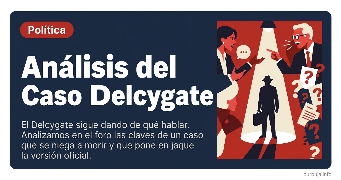 Ilustración editorial sobre el Delcygate: la visita de Delcy Rodríguez a Madrid, Ábalos y la investigación judicial