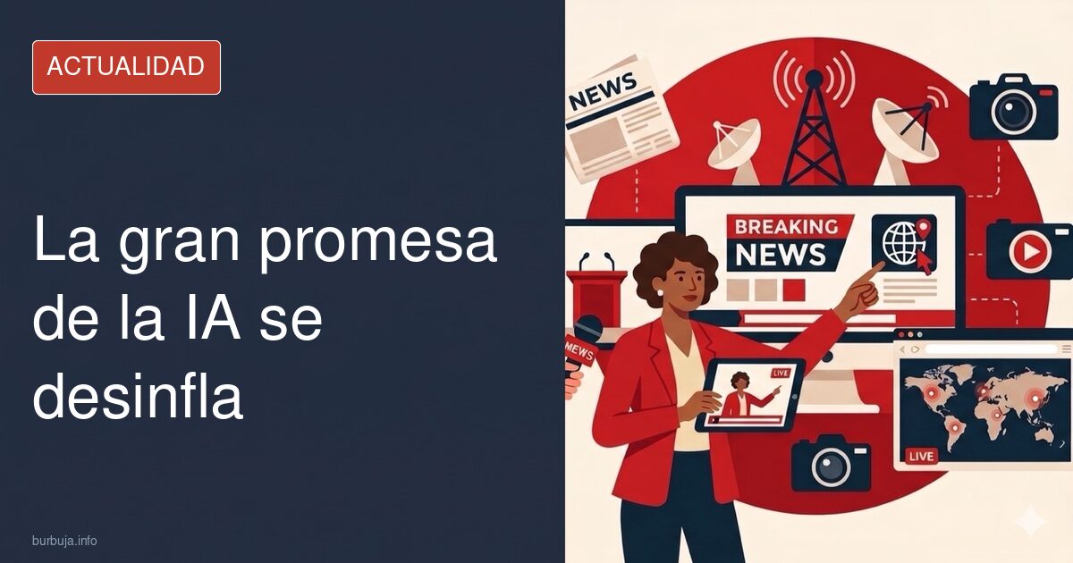 La gran promesa de la IA se desinfla