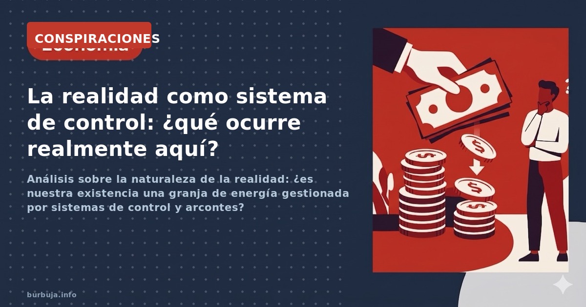 Análisis sobre la naturaleza de la realidad: ¿es nuestra existencia una granja de energía gestionada por sistemas de control 