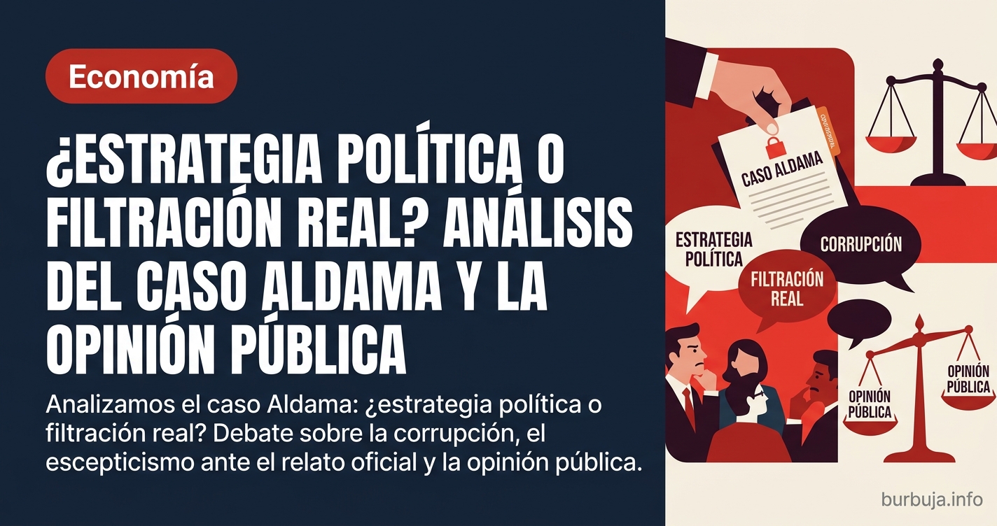 Analizamos el caso Aldama: ¿estrategia política o filtración real? Debate sobre la corrupción, el escepticismo ante el relato