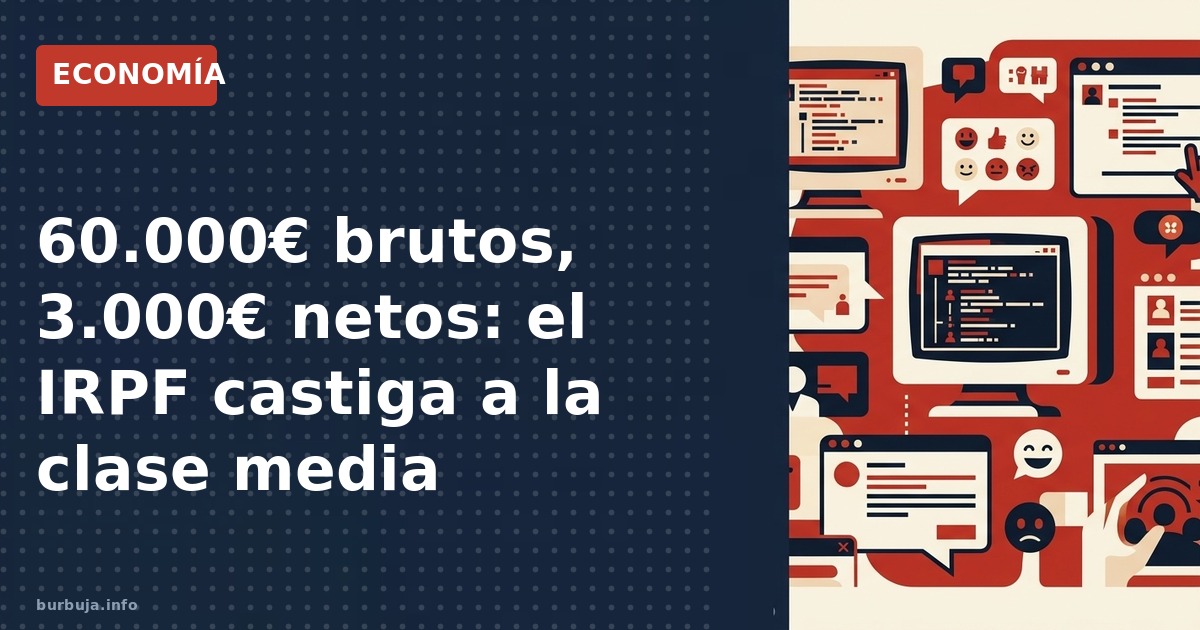 ¿Rico con 60.000€? Lo que Hacienda se lleva
