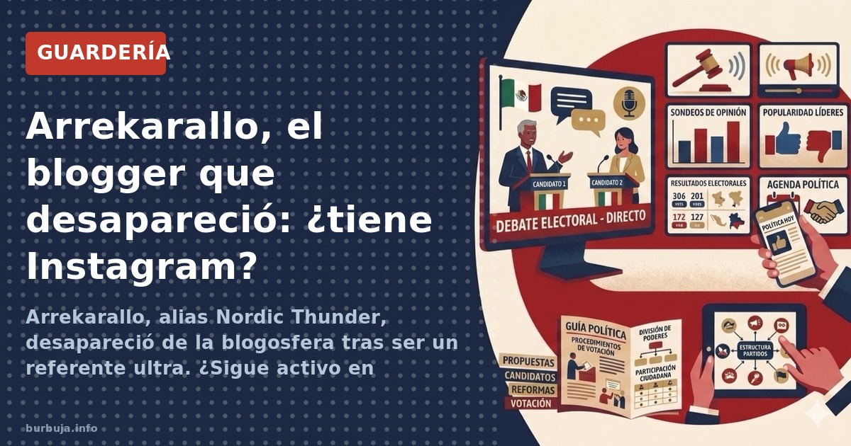 Arrekarallo, alias Nordic Thunder, desapareció de la blogosfera tras ser un referente ultra. ¿Sigue activo en Instagram? Te c