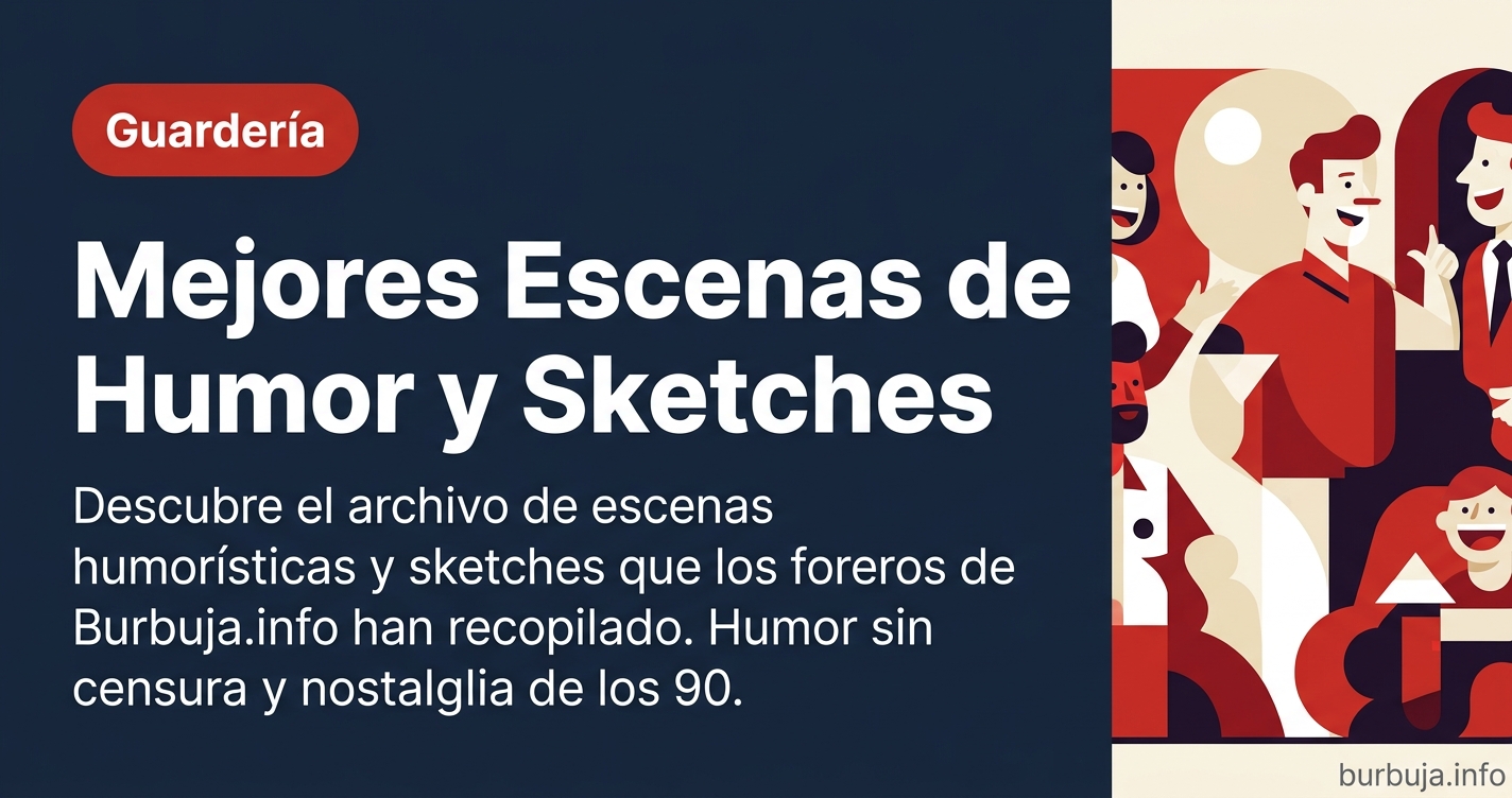 Collage de sketches humorísticos españoles de distintas épocas con actores clásicos y nuevos humoristas