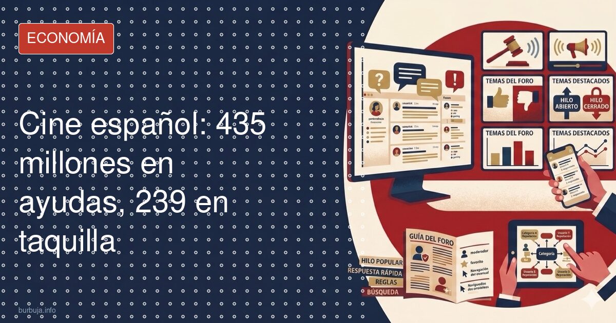 Cine español: 435 millones en ayudas, 239 en taquilla