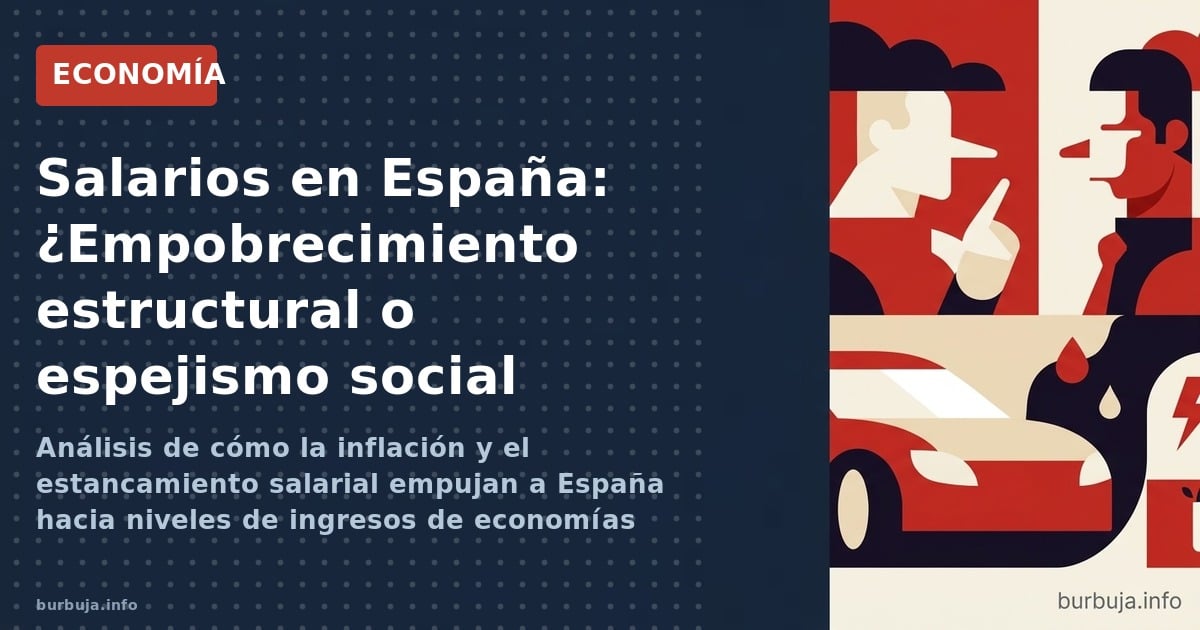 Salarios en España: ¿Empobrecimiento estructural o espejismo social
