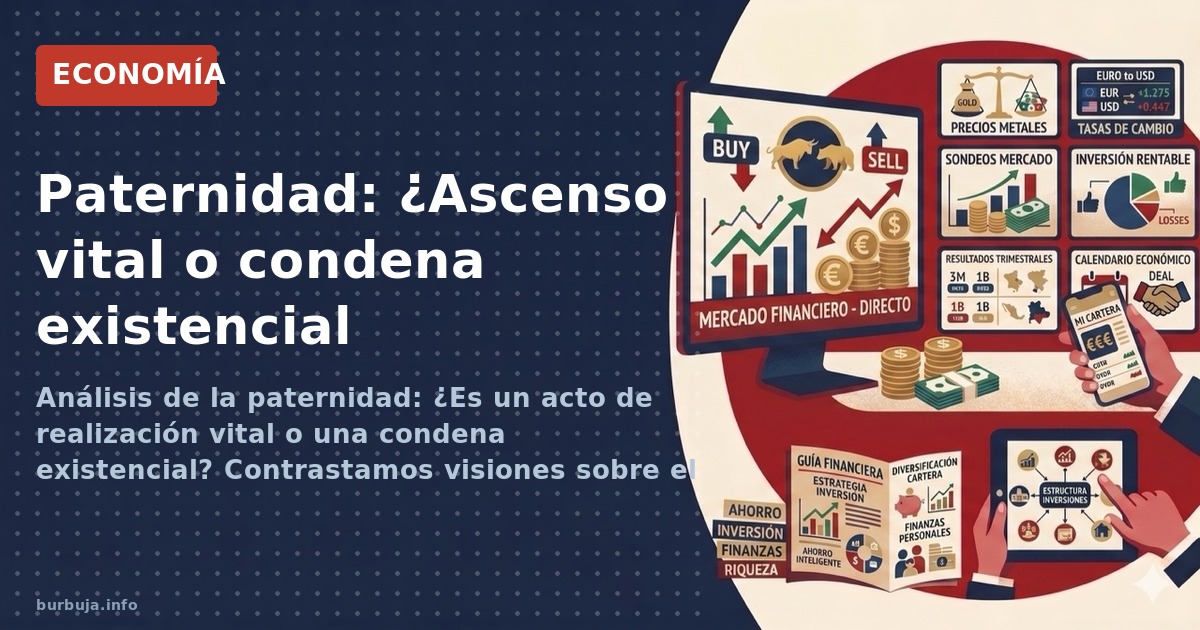 Análisis de la paternidad: ¿Es un acto de realización vital o una condena existencial? Contrastamos visiones sobre el desgast