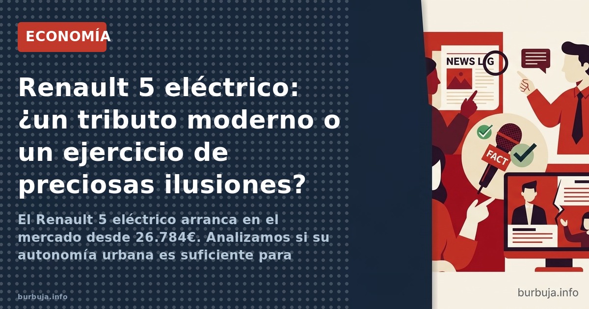 El Renault 5 eléctrico arranca en el mercado desde 26.784€. Analizamos si su autonomía urbana es suficiente para justificar e