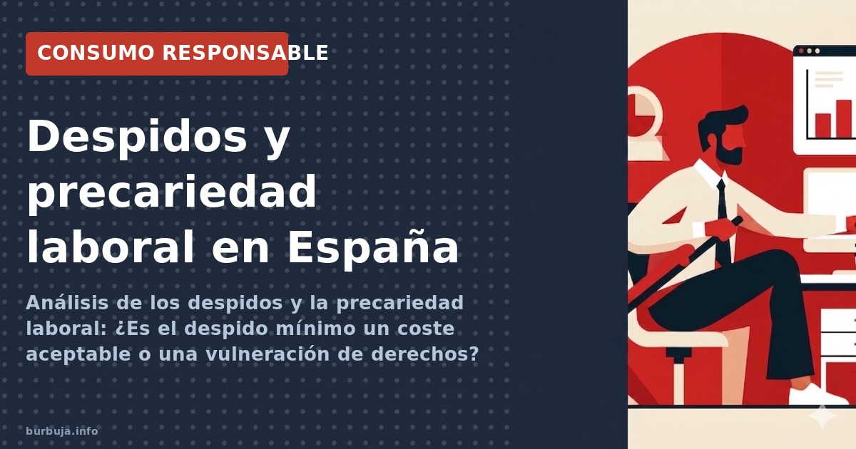 Análisis de los despidos y la precariedad laboral: ¿Es el despido mínimo un coste aceptable o una vulneración de derechos?