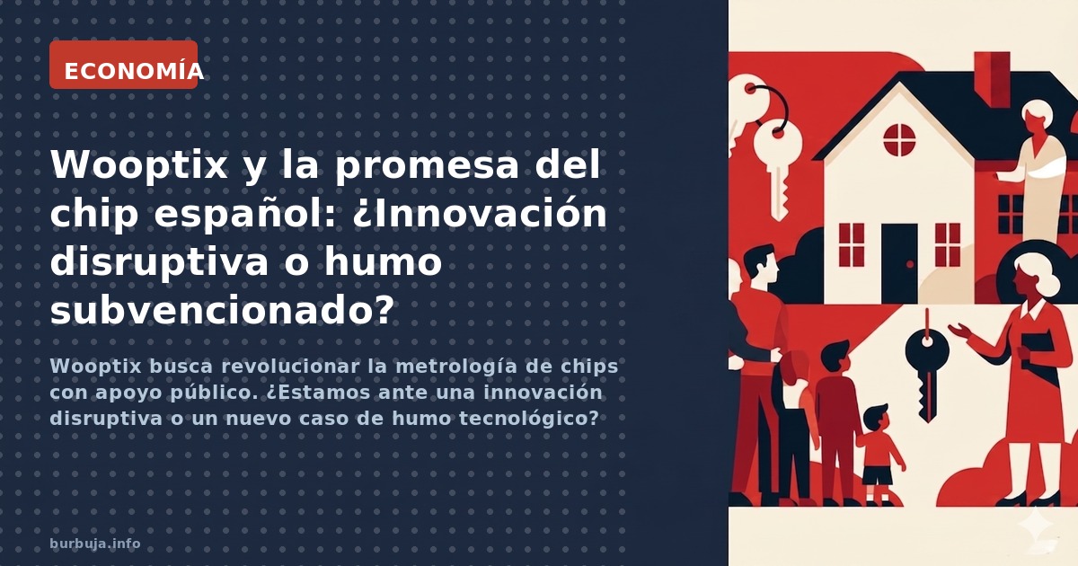 Wooptix busca revolucionar la metrología de chips con apoyo público. ¿Estamos ante una innovación disruptiva o un nuevo caso 