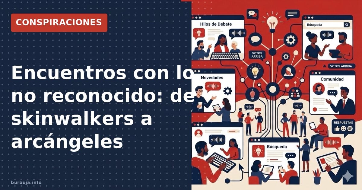 Encuentros con lo no reconocido: de skinwalkers a arcángeles