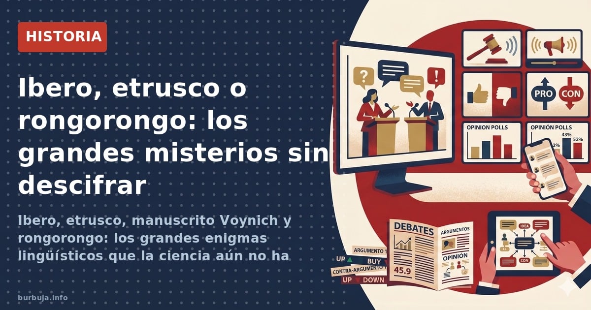 Ibero, etrusco, manuscrito Voynich y rongorongo: los grandes enigmas lingüísticos que la ciencia aún no ha resuelto, y la pol